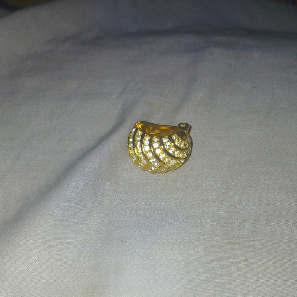 Dior Gold and Silver Earrings with Intricate Detailing Only Have One Of These